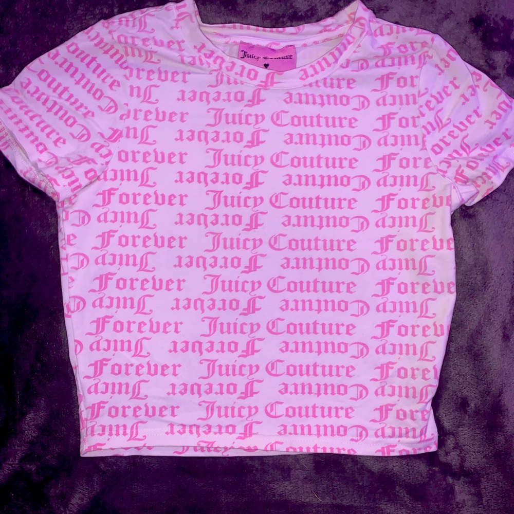 Pink&White Cropped Tee